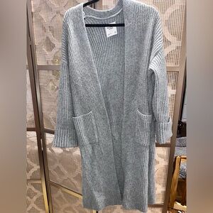 Abercrombie & Fitch Ribbed Duster Cardigan